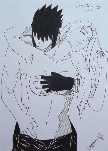 sasuke and sakura ever kiss