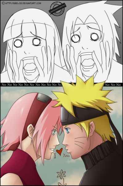 naruto and sakura kiss