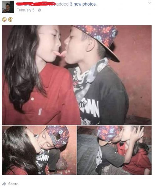 ciuman bibir romantis