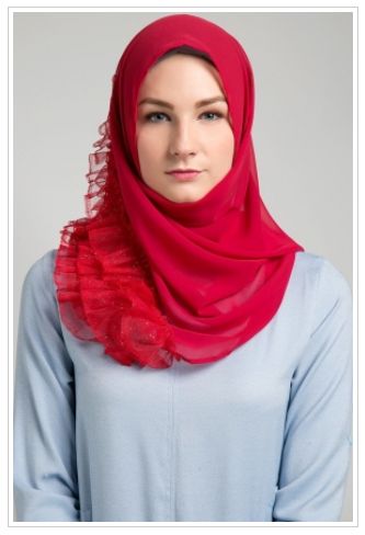 jilbab cantik di taman