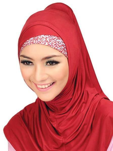 model hijab segi empat